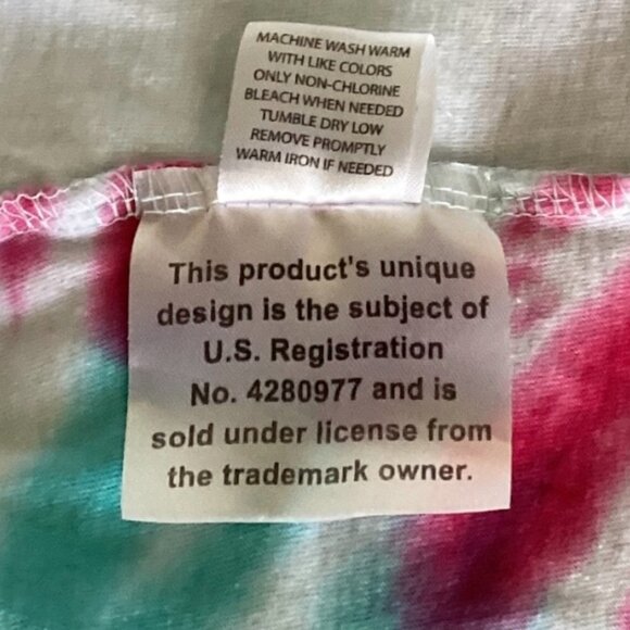 Basix of America Colorful Spin-Art/Tie Dye Wyoming Hoodie Sz L 142G - Picture 8 of 8